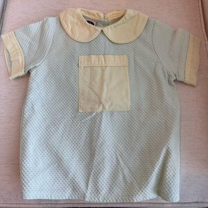 Kids' yellow and mint Shirt